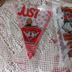 Vlaggetjes - Bruiloft Versiering, Ophalen of Verzenden, Zo goed als nieuw, Versiering, Geboorte of Huwelijk