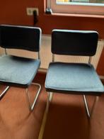 6 antraciet bureaustoelen, Huis en Inrichting, Stoelen, Ophalen, Gebruikt, Overige kleuren, Metaal
