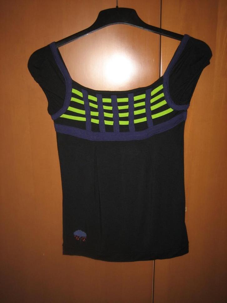 Speelse zwarte top / tuniek / shirt SKUNKFUNK 34-36 snazzeys, Kleding | Dames, Tops, Nieuw, Maat 34 (XS) of kleiner, Zwart, Zonder mouw