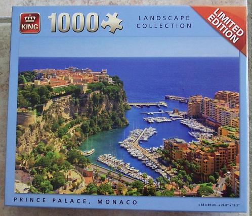 Legpuzzel King - Prince palace Monaco. Limited edition, Hobby en Vrije tijd, Denksport en Puzzels, Zo goed als nieuw, Legpuzzel