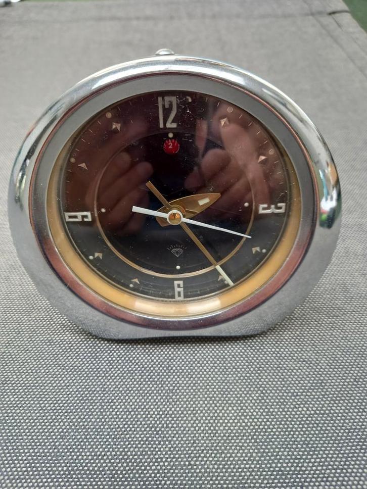 2 jaren '50 wekkers en 1 jaren '50 reisklokje, vintage., Antiek en Kunst, Antiek | Klokken, Ophalen of Verzenden