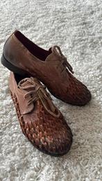 Papucei leren veterschoen, Kleding | Dames, Schoenen met lage hakken, Bruin, Nieuw, Ophalen of Verzenden