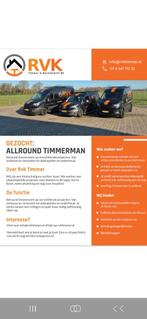 Timmerman gezocht zpp of loondienst !!!, Vacatures, 33 - 40 uur, Overige vormen