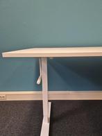 TROTTEN Bureau zit/sta, wit, 160x80 cm, Huis en Inrichting, Bureaus, Ophalen, In hoogte verstelbaar, Zo goed als nieuw, Stabureau