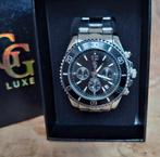 GG Luxe heren horloge NIEUW stainless steel, Overige merken, Nieuw, Ophalen of Verzenden, Waterdicht