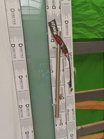 Kunststof Voordeur 1/3glas  b95 x h206 cm Wit  -2257- beschikbaar voor biedingen