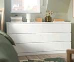 Vandaag ophalen Ladekast MALM IKEA Wit 6 lades, Huis en Inrichting, Kasten | Ladekasten, Ophalen, Gebruikt, 5 laden of meer, 50 tot 100 cm