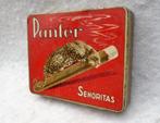 Blik - leeg. Panter senoritas, 20 stuks. Schuppen Veenendaal, Verzamelen, Rookartikelen, Aanstekers en Luciferdoosjes, Ophalen of Verzenden