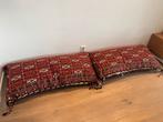 Set van 2 authentieke handgeweven kilim zitkussens –wol, Ophalen, Zo goed als nieuw, Minder dan 150 cm