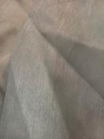 Vitrage beige wit met looddraad., Ophalen of Verzenden, Gebruikt, Wit, 150 tot 200 cm