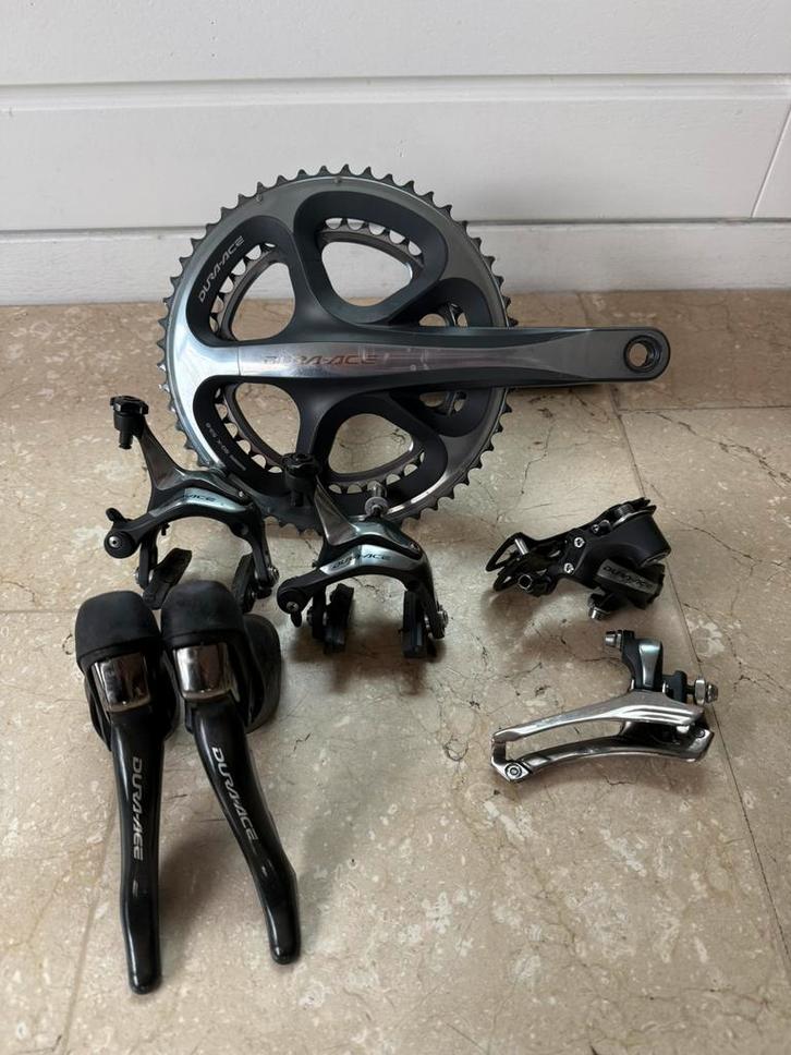 Shimano Dura Ace 7900 2x10, Fietsen en Brommers, Fietsonderdelen, Zo goed als nieuw, Racefiets, Crankstel of Pedalen, Ophalen of Verzenden