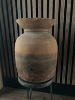 Nepalese kruik vaas €49,95, Huis en Inrichting, Ophalen of Verzenden, Zo goed als nieuw, Overige kleuren, Minder dan 50 cm