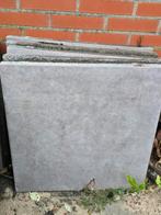 12 60x60 lichtgrijze keramisch betonnen tuintegels, Tuin en Terras, Tegels en Klinkers, Ophalen, Keramiek, Zo goed als nieuw, Minder dan 5 m²