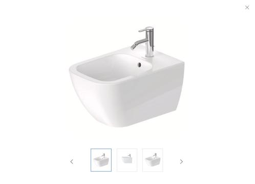 Duravit bidet - Happy D2 art.nr. 225815 - geen kraan, Doe-het-zelf en Verbouw, Sanitair, Nieuw, Toilet, Ophalen