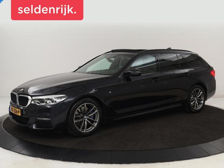 BMW 5-serie 530i M Sport | Panoramadak | Head-Up | Leder | S, Auto's, BMW, Bedrijf, Te koop, 5-Serie, ABS, Adaptieve lichten, Airbags