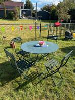 Bistro set, Tuin en Terras, Ophalen, Gebruikt, Overige materialen, 2 zitplaatsen