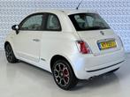Fiat 500 1.2 Airco PARELMOER WIT / 180.000km (2009), Auto's, Voorwielaandrijving, Euro 5, Gebruikt, 1242 cc