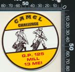 Sticker: Camel Challenge - GP 125 CC - Mill, Verzamelen, Auto of Motor, Ophalen of Verzenden, Zo goed als nieuw