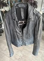 Gipsy, donkeblauw leren jasje , maat 38/40., Kleding | Dames, Blauw, Ophalen of Verzenden, Gedragen, Gipsy