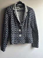 ML Collections Jasje blauw/ Wit Maat 36, Kleding | Dames, Zwart, Ophalen of Verzenden, Zo goed als nieuw, Jasje