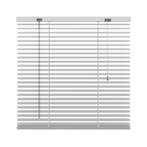 Puntgave horizontale aluminium jaloezie 25 mm wit 116 cm, Huis en Inrichting, Stoffering | Gordijnen en Lamellen, Ophalen, 100 tot 150 cm