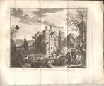 Belegering van het slot Hagesteyn gravure, Antiek en Kunst, Kunst | Etsen en Gravures, Ophalen of Verzenden