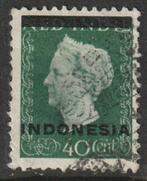 Ned.Indië 1948 354 Wilhelmina 40c opdruk, Gest, Postzegels en Munten, Postzegels | Nederlands-Indië en Nieuw-Guinea, Nederlands-Indië