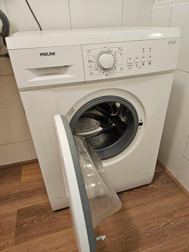 Proline Wasmachine - 6kg, Witgoed en Apparatuur, Wasmachines, Gebruikt, 85 tot 90 cm, 1200 tot 1600 toeren, Ophalen