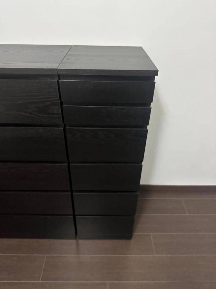 IKEA MALM ladekast met spiegel –donkerbruin, Sieraden, Tassen en Uiterlijk, Beautycases, Zo goed als nieuw, Bruin, Ophalen