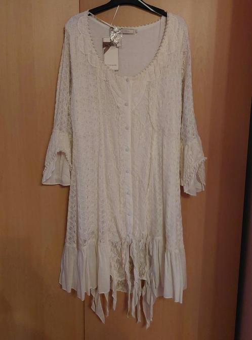 Sprookjesachtige tuniek crèmewit, Kleding | Dames, Blouses en Tunieken, Nieuw, Maat 46/48 (XL) of groter, Wit, Ophalen of Verzenden