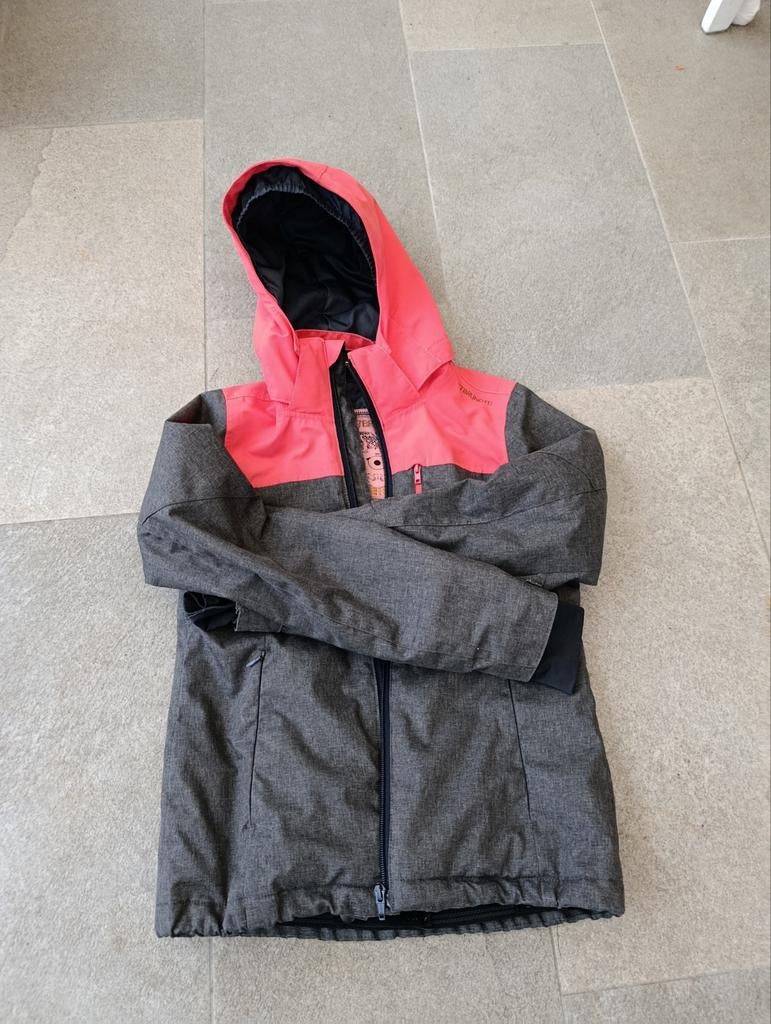 Brunotti skijas maat 152 - flamingo roze/grijs, Kinderen en Baby's, Kinderkleding | Maat 152, Gebruikt, Meisje, Jas, Ophalen of Verzenden