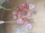 Bruiloftaccesoires - roze vaasjes, kandelaren, waxinelicht, Huis en Inrichting, Ophalen, Zo goed als nieuw, Overige materialen