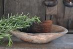 Authentieke oude schaal, Huis en Inrichting, Woonaccessoires | Schalen en Manden, Schaal, Rond, Nieuw, Ophalen of Verzenden
