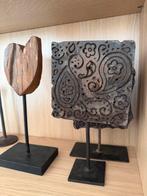 Houten Ornament op Voet, Ophalen of Verzenden, Gebruikt