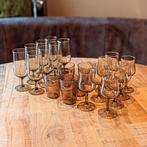 Luminarc France arcoroc rookglas art-deco set,25-delig., Ophalen of Verzenden, Zo goed als nieuw, Overige typen