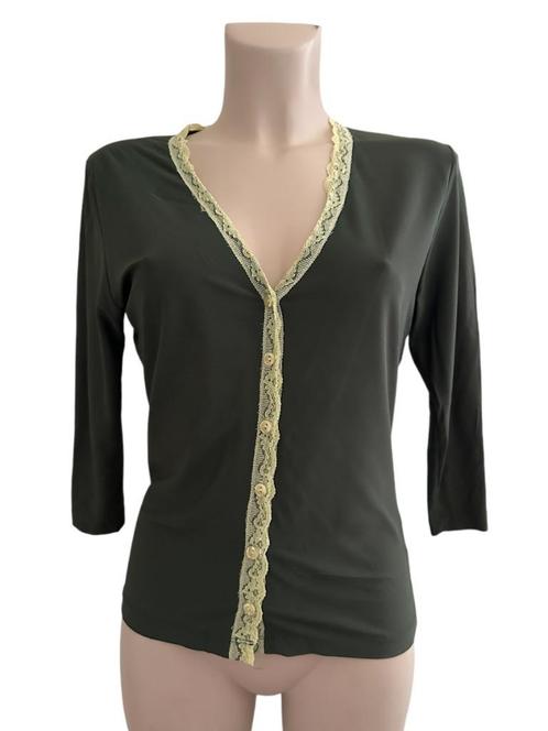 King Louie vest groen M, Kleding | Dames, Truien en Vesten, Zo goed als nieuw, Maat 38/40 (M), Groen, Ophalen of Verzenden