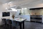 Industriële Eettafel 260x89x80cm, grijs epoxy, Huis en Inrichting, Tafels | Eettafels, Ophalen, 200 cm of meer, 50 tot 100 cm