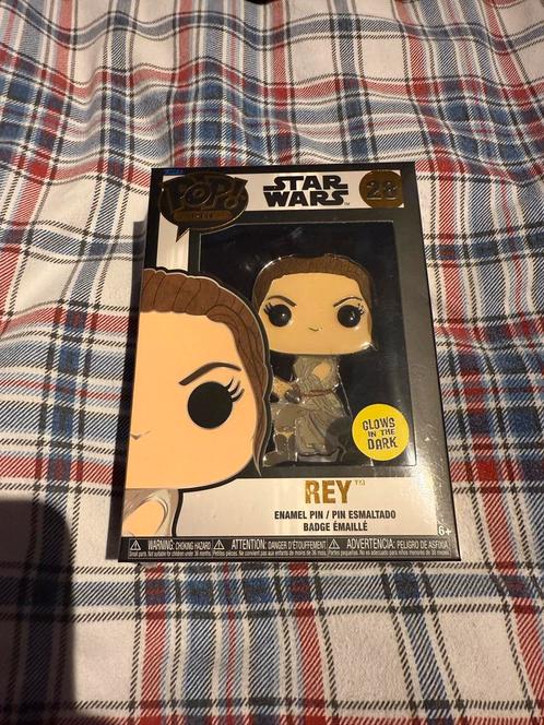 Funko Pop Pin Rey Star Wars - Glow in the Dark, Verzamelen, Star Wars, Nieuw, Overige typen, Verzenden