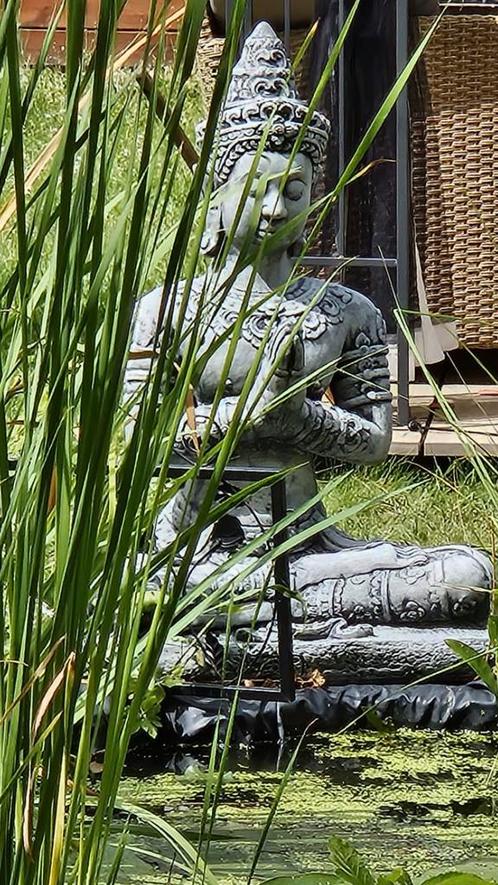 ‼️Boeddha 佛 75kg Tempel Beschermer Vijver Feng Shui‼️, Tuin en Terras, Tuinbeelden, Nieuw, Boeddhabeeld, Beton, Ophalen of Verzenden