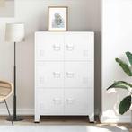 Super stoere kast industrieel 75x40x115 cm metaal wit, Ophalen of Verzenden, Zo goed als nieuw