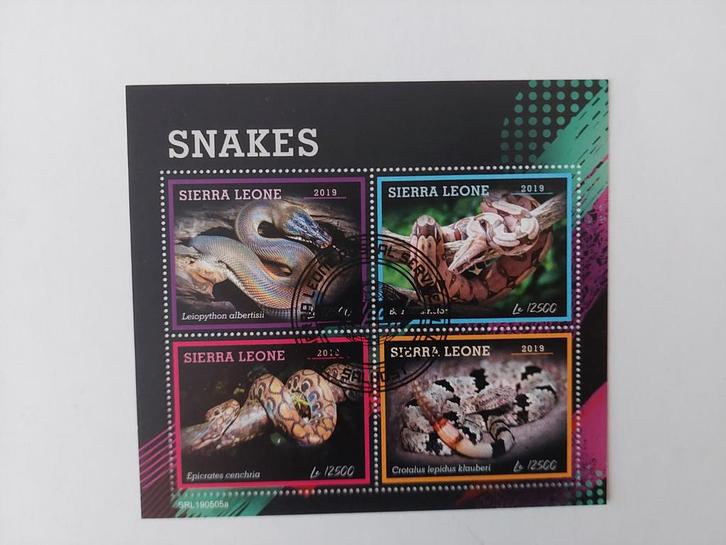 171 Reptiel, Reptielen, Slang, Slangen, Postzegels en Munten, Postzegels | Thematische zegels, Dier of Natuur, Ophalen of Verzenden
