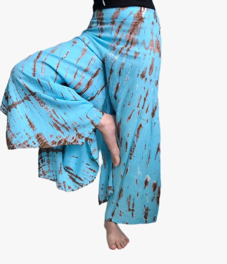 Broek Wijde Pijpen Maat S/XS, Kleding | Dames, Broeken en Pantalons, Nieuw, Maat 36 (S), Blauw, Lang, Ophalen of Verzenden