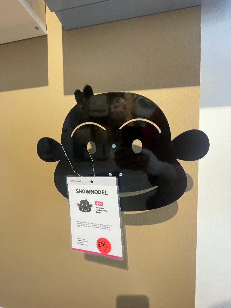 Roommate Monkey Lamp Zwart, Ophalen of Verzenden, Nieuw