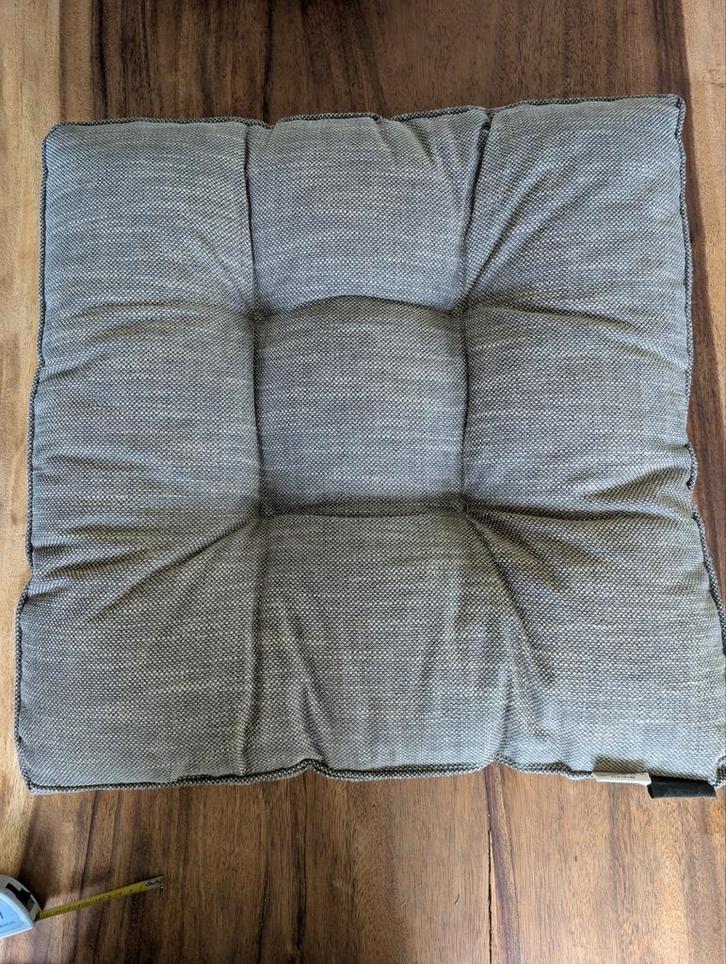 Madison Lounge Kussens - Melange Taupe - 60x60/40 cm, Huis en Inrichting, Woonaccessoires | Kussens, Zo goed als nieuw, Grijs