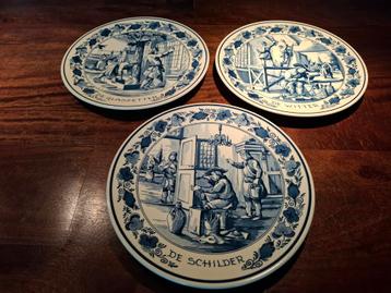 Delfts Blauw Decoratieve Borden - Ambachten beschikbaar voor biedingen