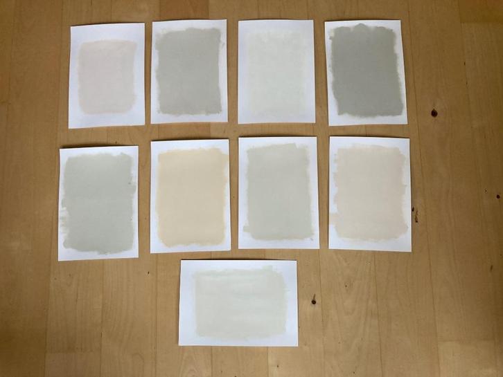 Histor, Flexa en Sikkens verf testers /kleurstalen, Doe-het-zelf en Verbouw, Verf, Beits en Lak, Gebruikt, Verf, Minder dan 5 liter