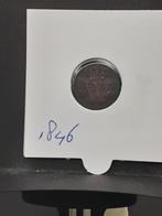 Halve cent 1846 koning Willem II, Postzegels en Munten, Munten | Nederland, Ophalen of Verzenden, Koning Willem II, Overige waardes