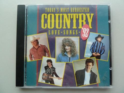 Today's Most Requested Country Love Songs '92, Cd's en Dvd's, Cd's | Country en Western, Zo goed als nieuw, Ophalen of Verzenden