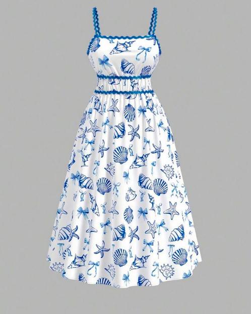 Jurkje Arielle ** NIEUW**, Kleding | Dames, Grote Maten, Nieuw, Jurk, Blauw, Verzenden