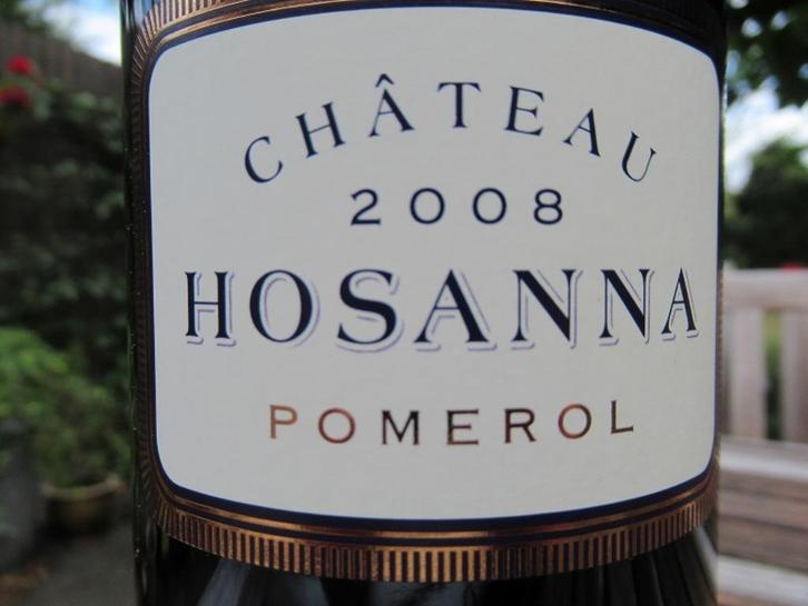 Chateau Hosanna 2008 Pomerol, Verzamelen, Wijnen, Nieuw, Rode wijn, Frankrijk, Vol, Ophalen of Verzenden